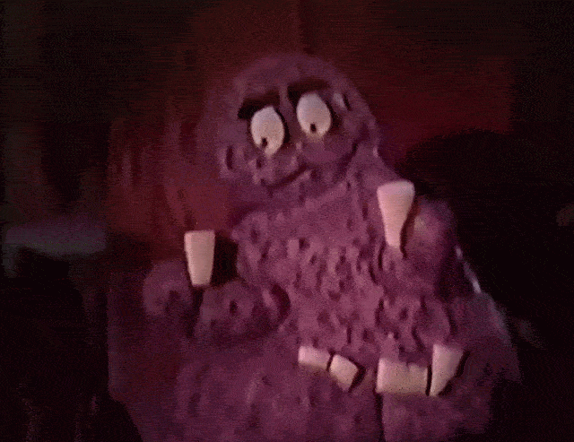 Grimace low quality footage